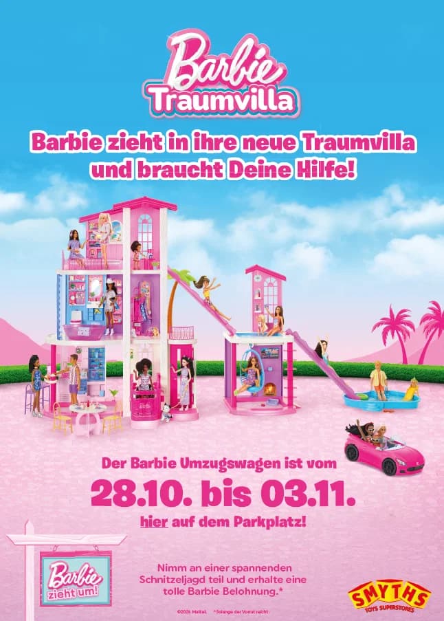 Hilf Barbie bei ihrem großen Umzug!